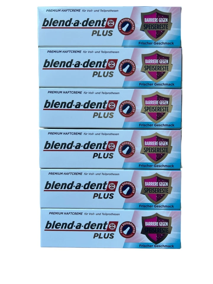 Blend-a-dent Plus Barriere Gegen Speisereste Haftcreme Frischer Geschmack 40g