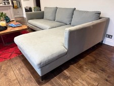 Camerich Crescent Corner Sofa in Slate Grey with extra cushions - cost £5k today