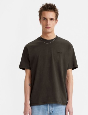 Levi's Herren T-Shirt Red Tab Vintage TEE T-Shirt Print, Dunkelbraun, S