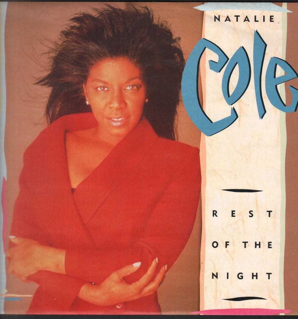 Natalie Cole Rest of the Night 12"" vinyl UK Emi 1989 Pic sleeve 12MT69