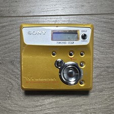 Sony Net MD Walkman MZ-N505 TypeR MiniDisc Player Recorder/Minidisc Gold TESTED