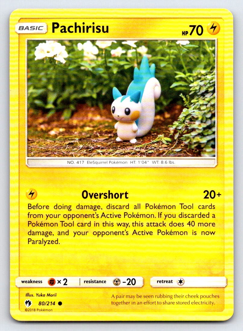 Pachirisu 80/214 Common Lost Thunder Pokemon Near Mint