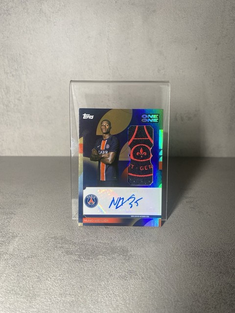 Nuno Mendes 1/1 team set psg auto/patch 2024/2025