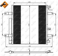 Condensateur Mercedes 450