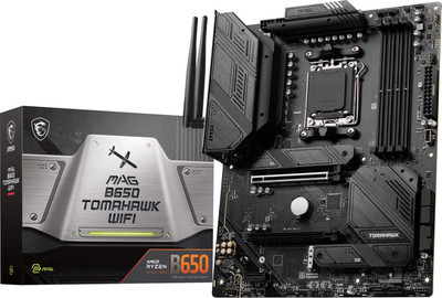 MSI - MAG B650 Tomahawk WIFI (Socket AM5) AMD B650 ATX DDR5 Wi-Fi 6E Motherbo...