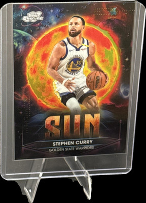 2025 Topps Cosmic Chrome Stephen Curry #PPS-3 Planetary Pursuit Sun SSP