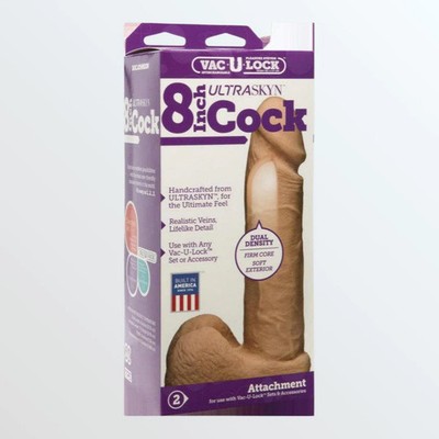 Vac-U-Lock 8'' Ultraskyn Realistic Cock - Vanilla