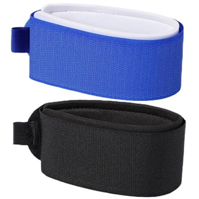 4Pcs Adjustable Ski Wraps Ties Lightweight Soft Ski Fastener Straps Ski Bands