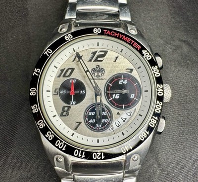 Men's SUG 1883 S538-371 Tachymeter Chronograph Watch Quartz 5 ATM German Made