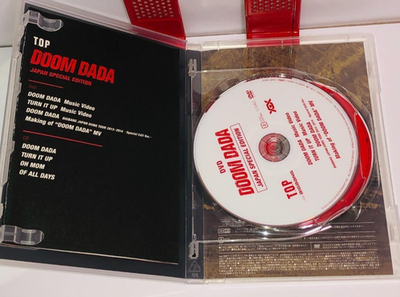 T.O.P DOOM DADA JAPAN SPECIAL EDITION CD+DVD 2 disc set Limited