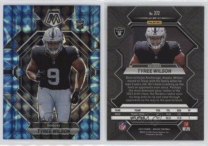 2023 Panini Mosaic Rookies Reactive Blue Prizm Tyree Wilson #372 Rookie RC