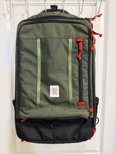 Topo Designs Global Travel Bag 40L Olive Convertible Travel Backpack NWOT