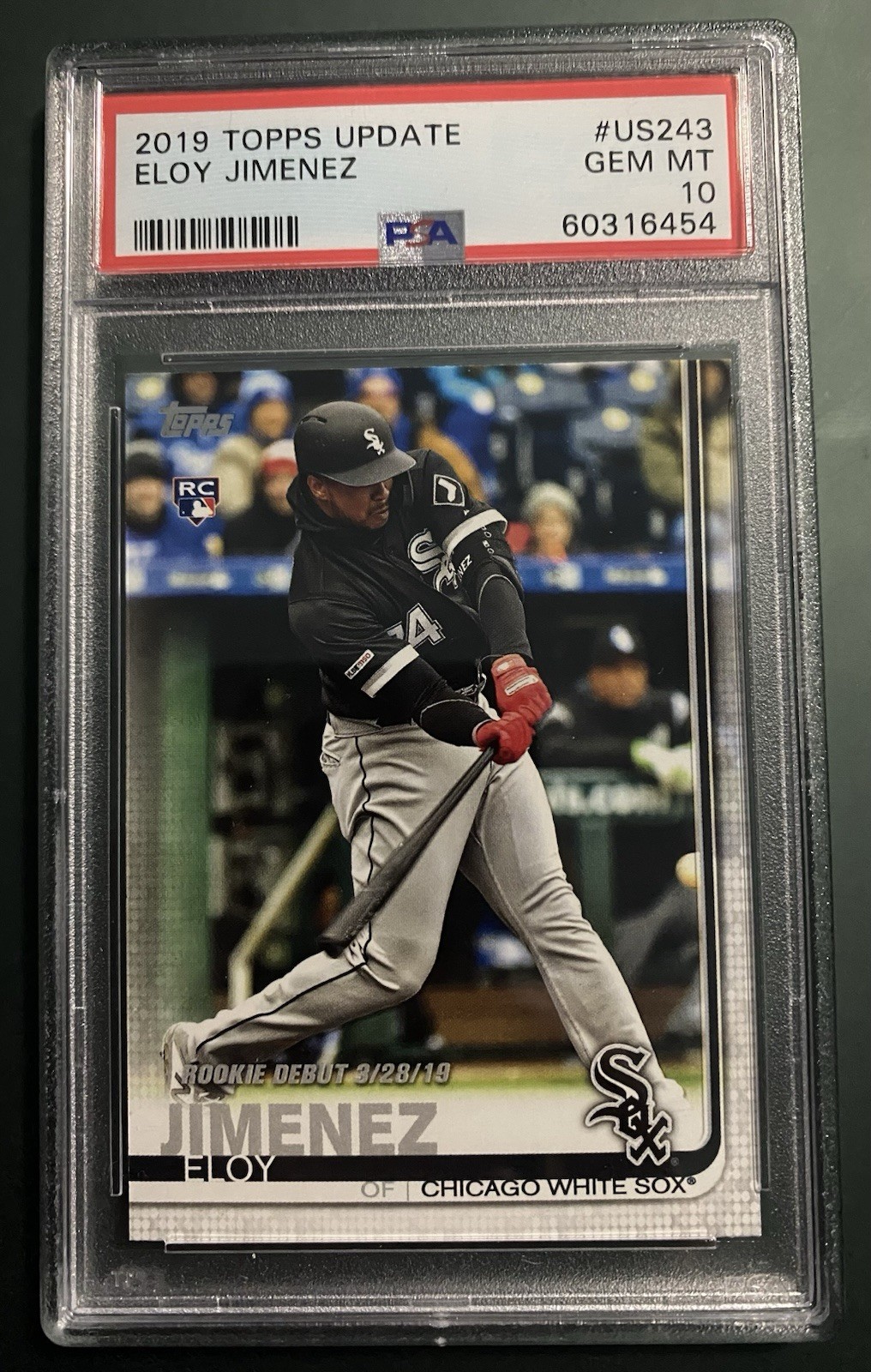 2019 Topps Update Eloy Jimenez #US243 PSA 10