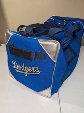 Los Angeles Dodgers TEAM-ISSUED J-DUB Travel Duffle. "DO NOT UNPACK"