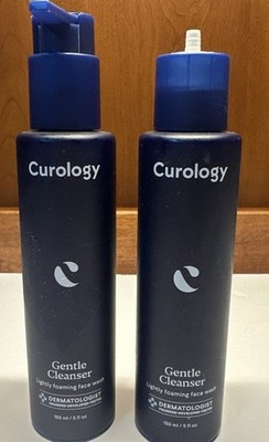 2  Curology Gentle Cleanser, Lightly Foaming Face Wash 5oz each see description 