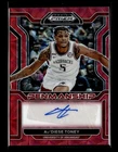 2022 Prizm Draft Picks Au'Diese Toney College Penmanship Auto Choice Red /88