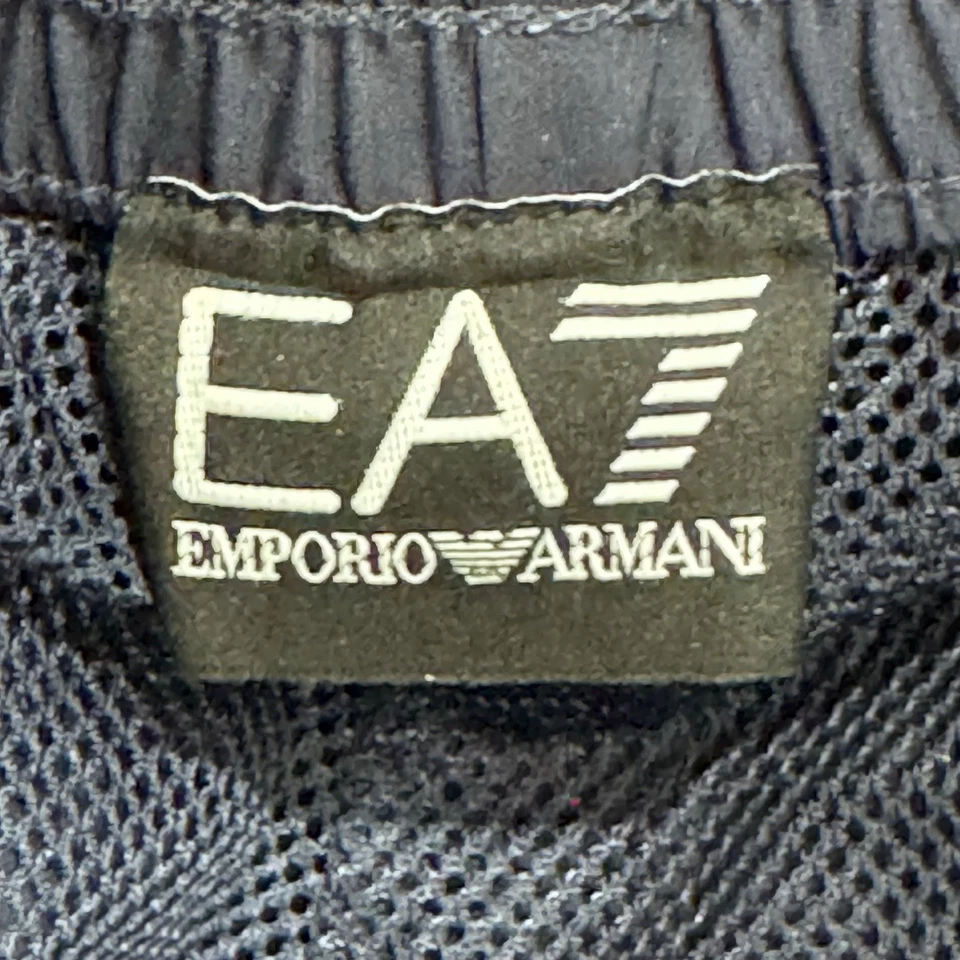 Pantalones deportivos Emporio Armani azul marino EA7 Italia Team nailon para hombre 30 Foto 4 de 4