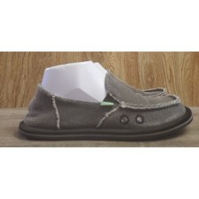 Sanuk Vagabond Sidewalk Surfer Slip On Shoes Men's Size 5 Gray
