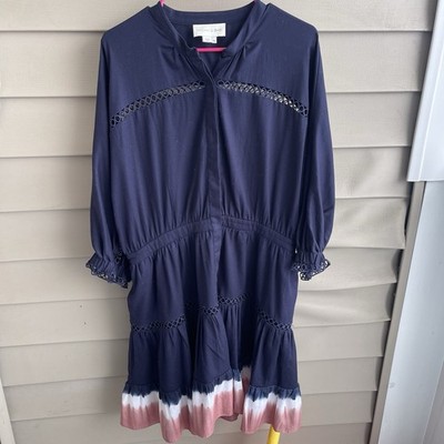 Sachin & Babi Piper Dress Womens Size XL Midnight Blue Summer Occasion