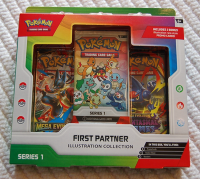 新品 英語版 First Partner series 1 BOX Pokemon First Partner Illustration Collection Series 1 NEW Sealed