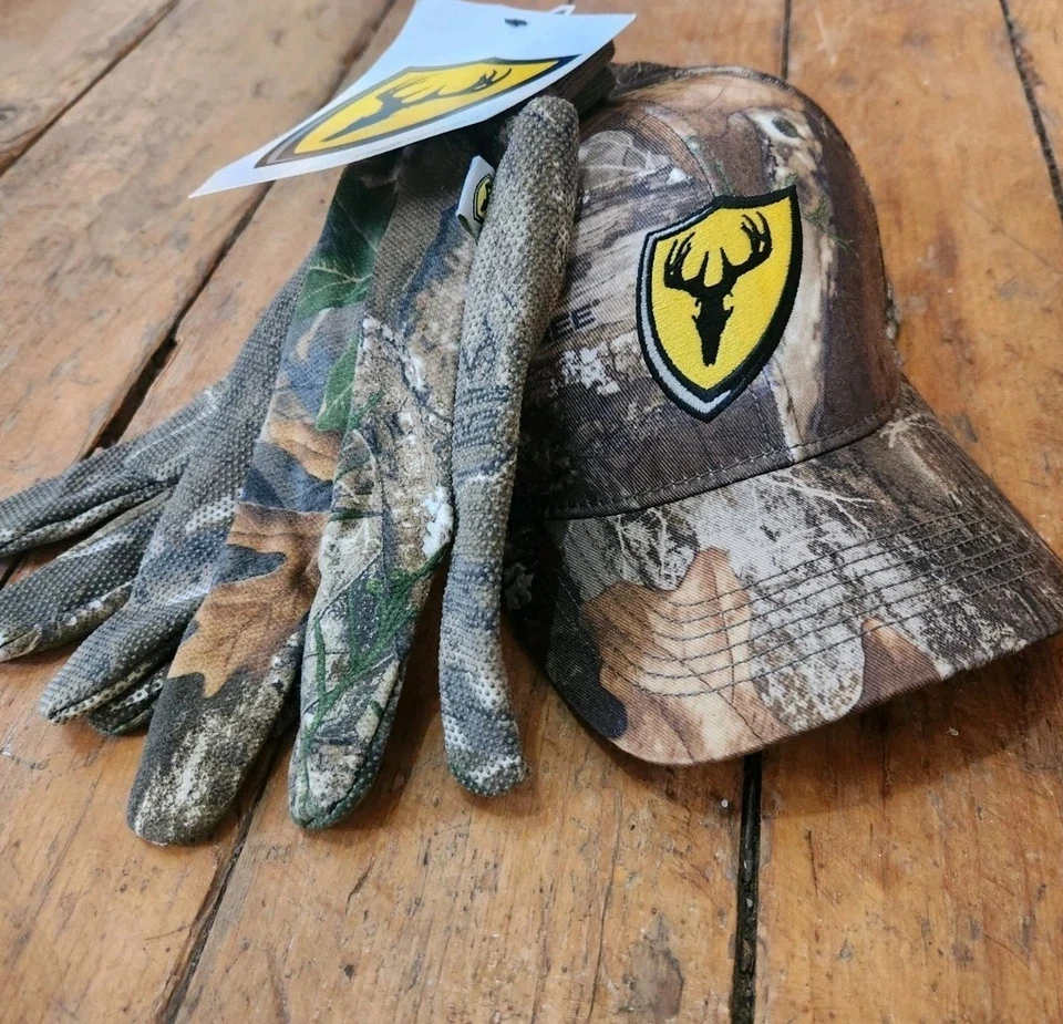 Scent Blocker Cap Hat & Glove Combo Turkey Deer Hunting Scent Control Size M/L - Image 2 of 4