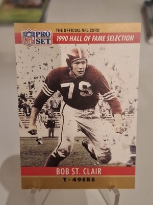 1990 Pro Set #29 Bob St. Clair