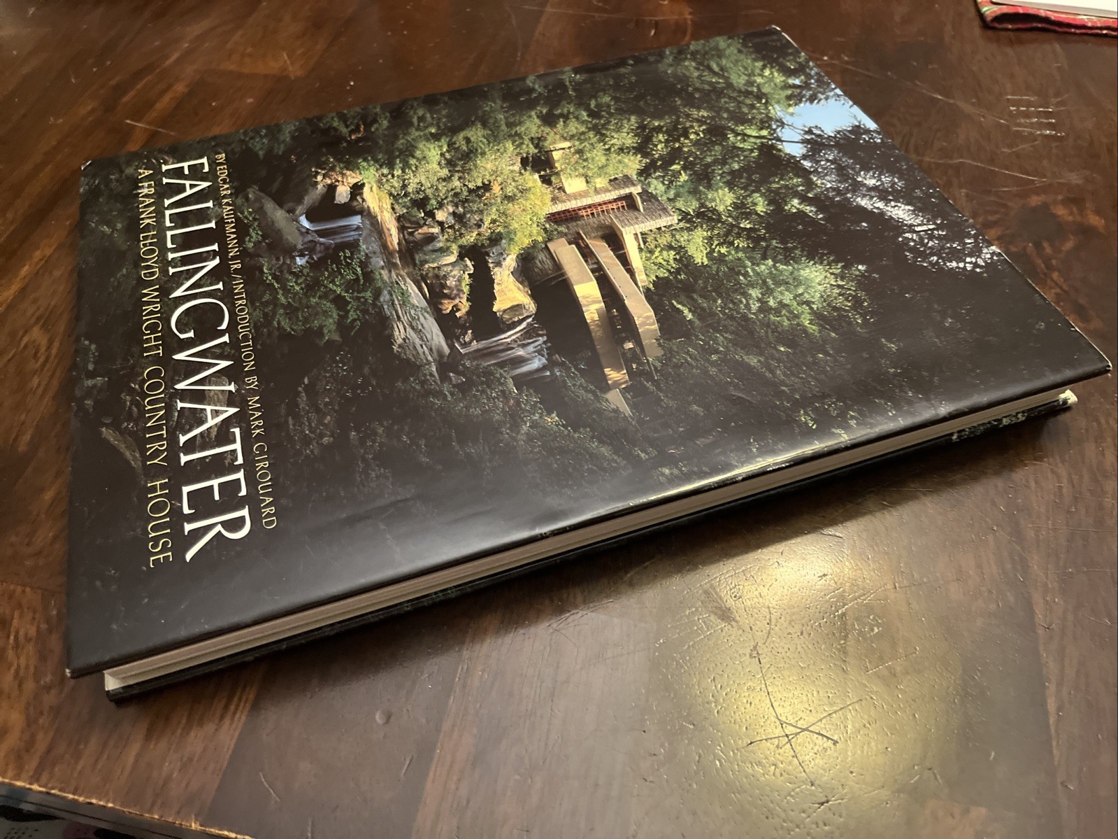 FALLINGWATER: A FRANK LLOYD WRIGHT COUNTRY HOUSE Edgar Kaufmann Large Hardcover