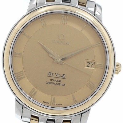 Omega De Ville Prestige Co-Axial Date Automatic Men's Watch From Japan