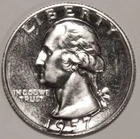 1957-P Washington Quarter - PROOF - #7585D