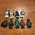 Legos Lot Of Star Wars Mini Figures, Nine In Total.