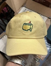NWT 2025 Masters Slouch Hat Cap Yellow Augusta National Golf Club