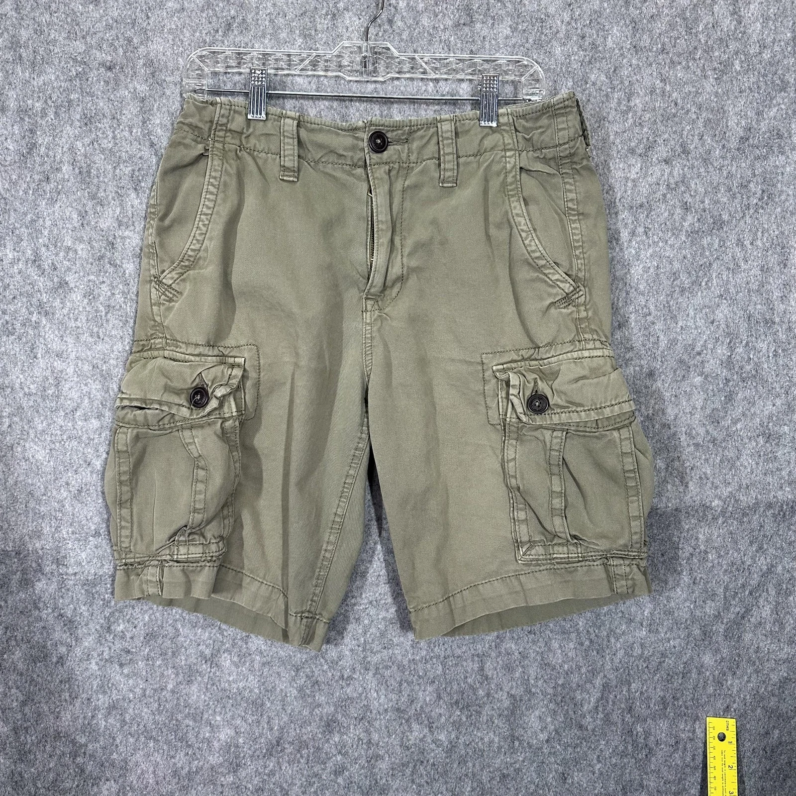 American Eagle Cargo Shorts Mens 30 Classic Fit Utility Pockets Summer Casual