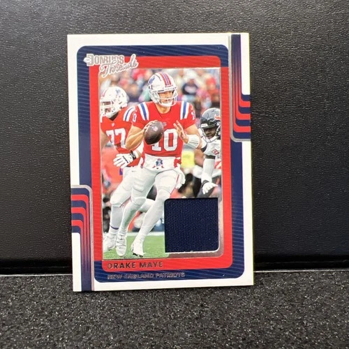 2025 Panini Donruss - Donruss Threads Drake Maye #DTH-DME (MEM)