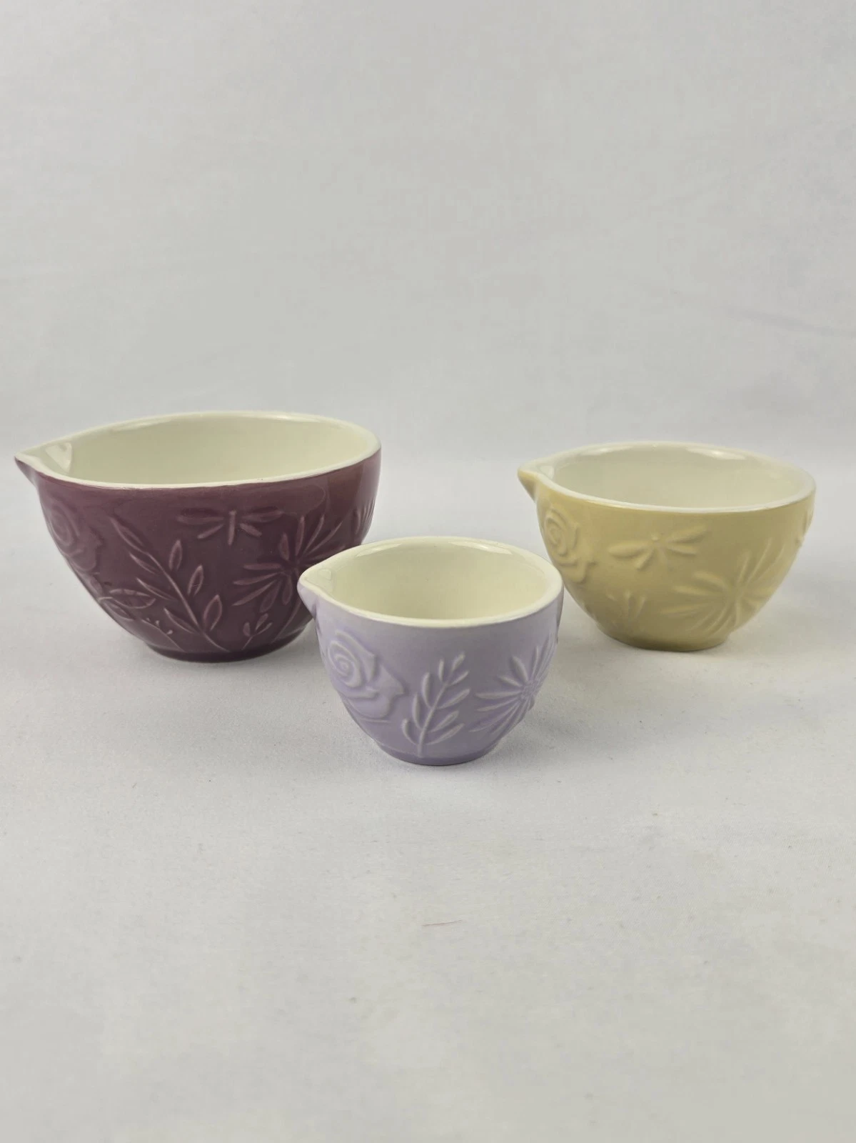 Mason Cash Measuring Cups Berry 1/4 Cup Yellow 1/2 Cup Lilac 1 Cup New In Box
Opens in a new window