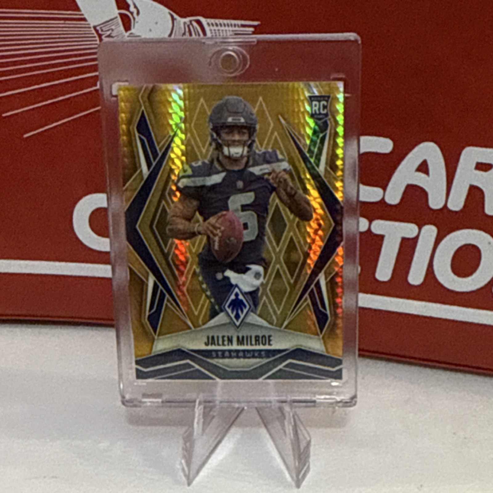 2025 Panini Phoenix - Rookies Jalen Milroe #151 Gold /10 (RC)