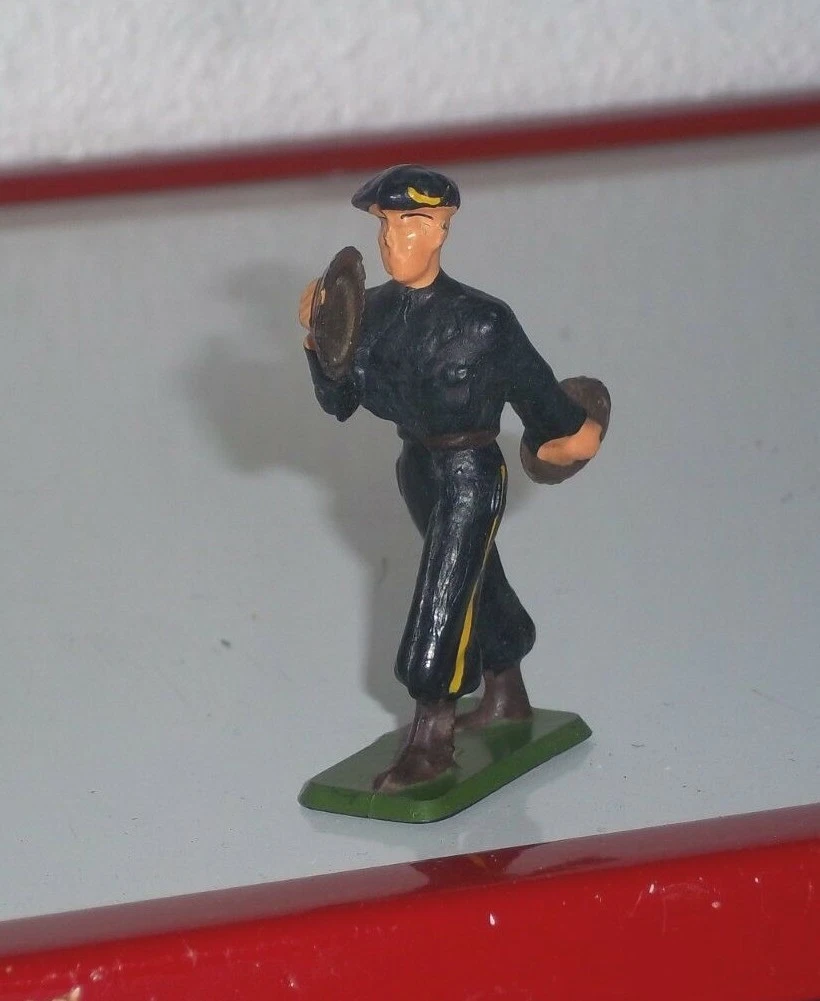 Figurine Soldat Starlux - Piétons Chasseurs Alpins WW2 - Plastique Peint - état D'occasion