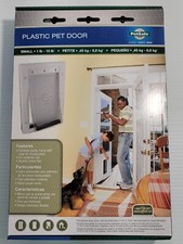Pet Door PetSafe HPA11-10966 Plastic White Size Small 1-15 LBS NEW