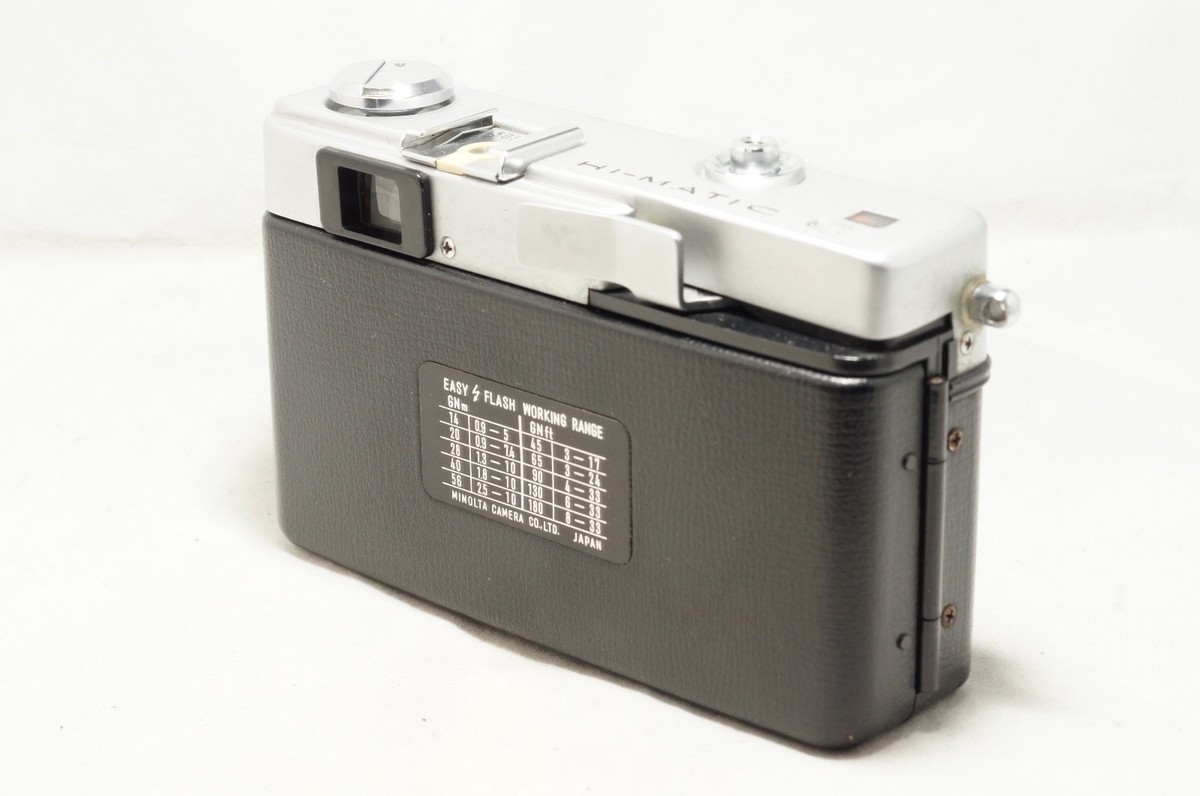 Minolta Hi-Matic C Rangefinder 40mm F2.7 Checked Working [505735