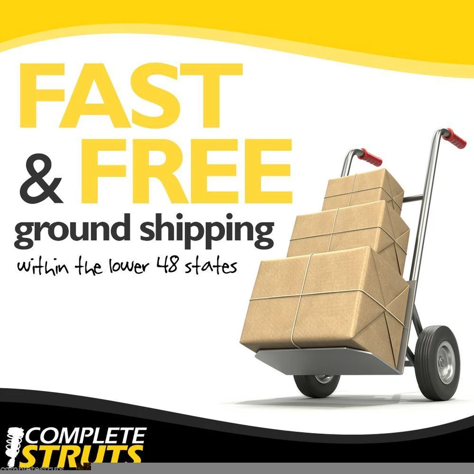 2007-2009 Pontiac Torrent Front Complete Struts & Coil Springs w/ Mounts Pair x2 Foto 3 de 4