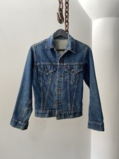 VTG Levi's Big E 60s Type III Denim Jacket Size 18 / 34 Distressed