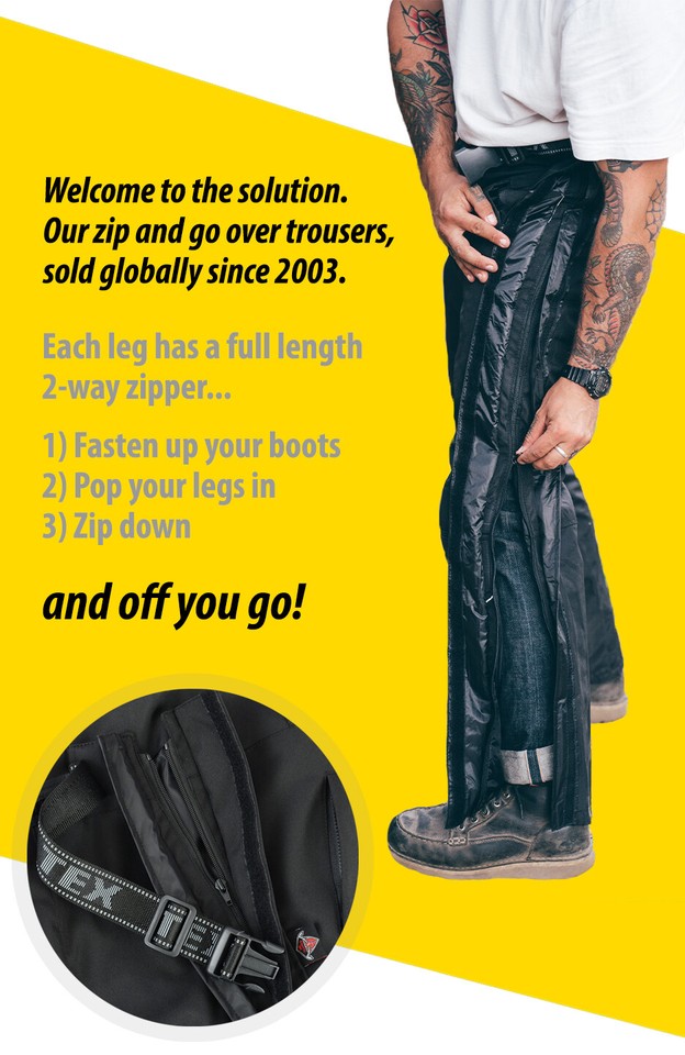 Motorbike Motorcycle Trousers Thermal Touring Commuting With CE Armour