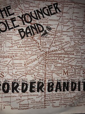 the cole  younger band Border bandits Academy records 45 RPM vinyl single