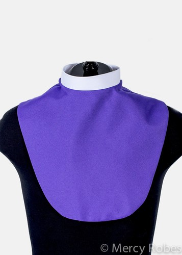 Men's Purple Clerical Collar Dickey, 1 