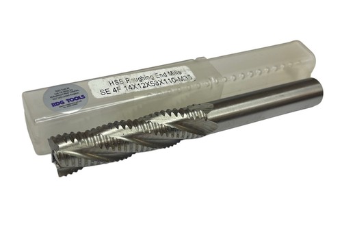 14MM HSS LONG SERIES ROUGHING END MILL HIGH SPEED STEEL MILLING CUTTER RDGTOOLS - 第 1/1 張圖片