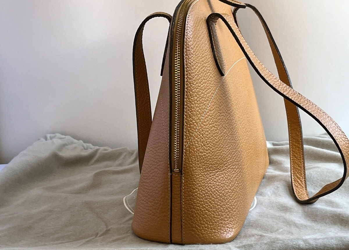 Yurie Nitani from Japan Mustard Yellow Doom Handbag Gold Charm