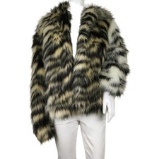 Jocelyn Women’s Faux Fur Jacket Coat Leopard Size S Dm20