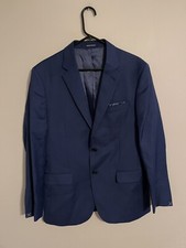 Jos A Bank 1905 Navy Blue Wool Suit Jacket Coat Blazer - Men's 41R - New