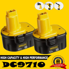 2X 4.8AH 12V Ni-MH Akku Für Dewalt DC9071 DE9071 DE9074 DE9075 DE9501 DE9072