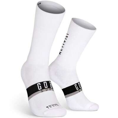 GOBIK Superb Axis Socke extra lang - weiß