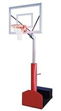 First Team Rampage II Steel-Acrylic Portable Basketball System44; Black